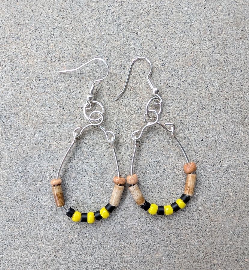black and yellow bells