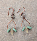 double copper light green bells