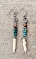white bone turquoise stacks